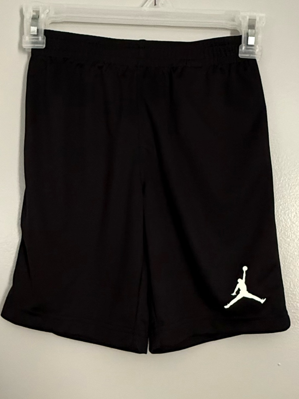 Jordan Black Training Shorts with Red Jumpman Accent